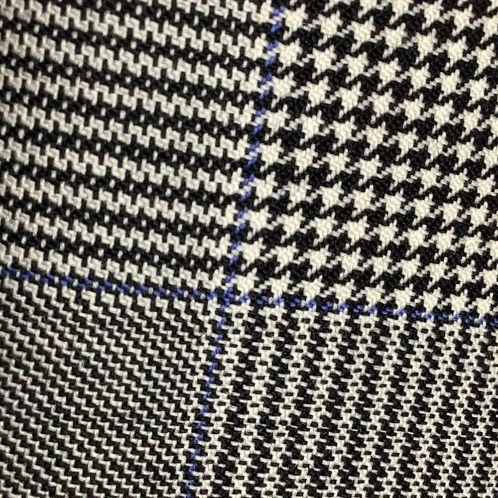 J. Crew Glen Plaid Double Breasted Wool Ruffle Pocket Blazer Jacket  Size 4